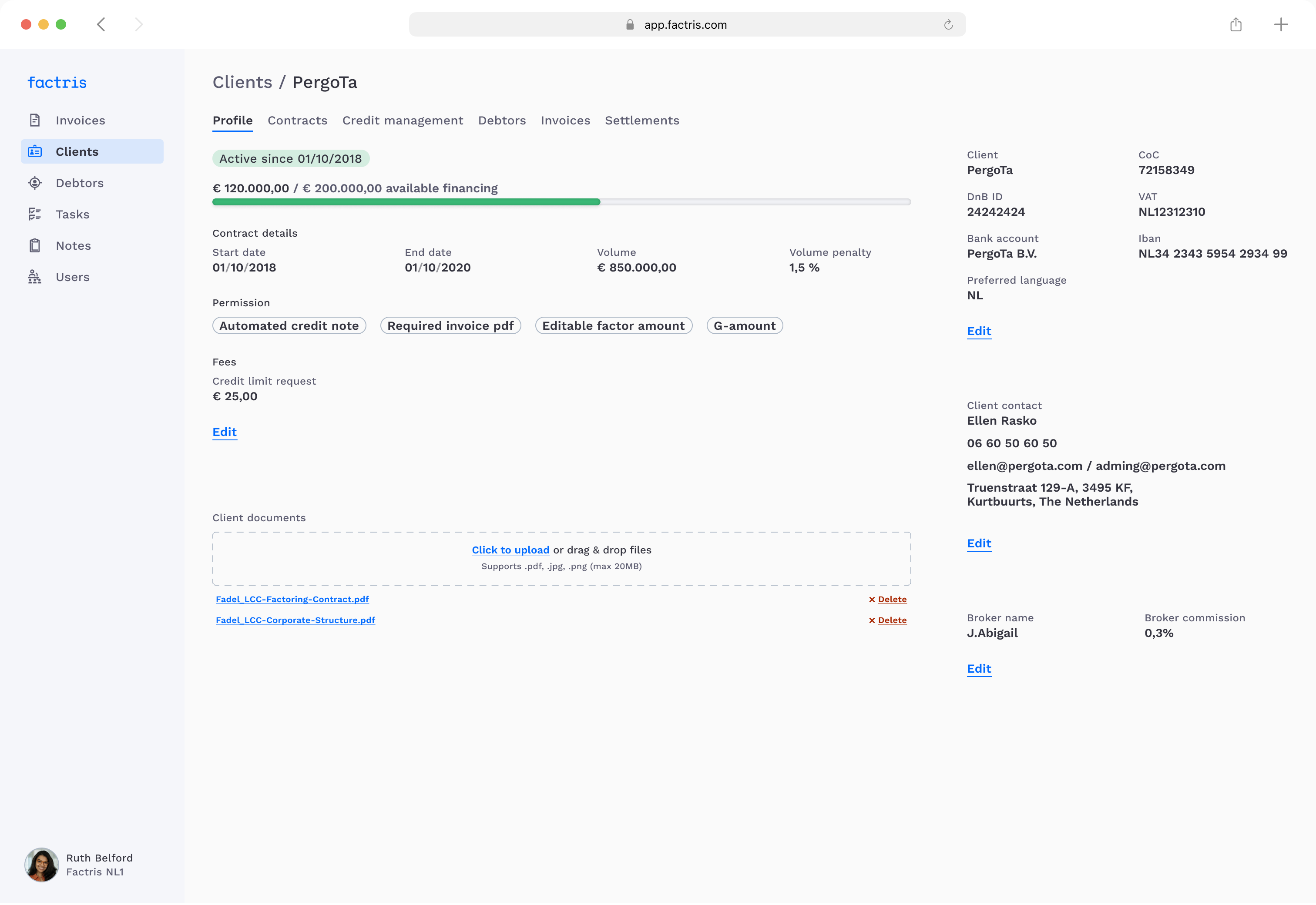 Invoices Overview Screenshot